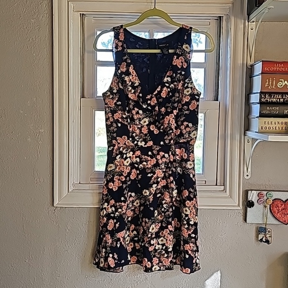 Teezeme Spring Navy Sleeveless Dress